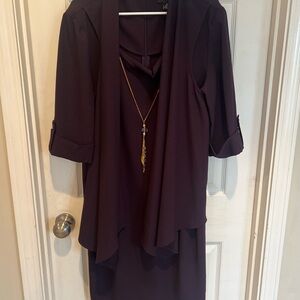 R&M Richards Deep Purple Dress